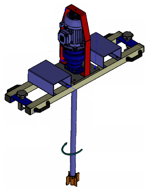 Misturador para tanque IBC